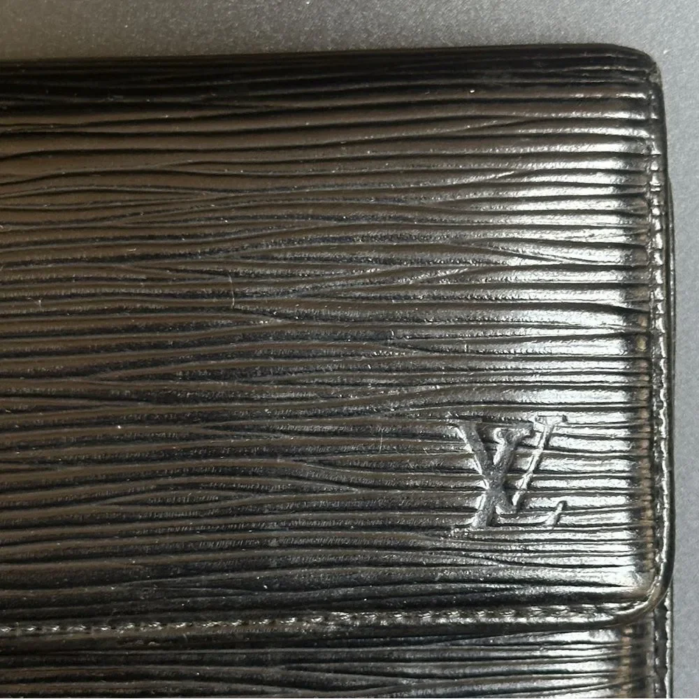 Louis Vuitton Epi‎ Sarah Long Wallet Black